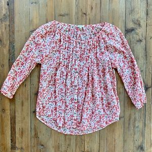 Sonoma Floral Button Down Size Medium